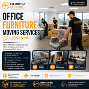 Office Furniture Moving Services Christchurch
