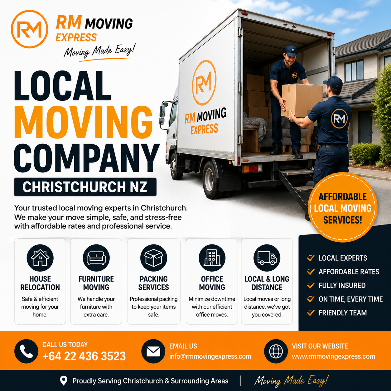 Local Moving Company Christchurch NZ