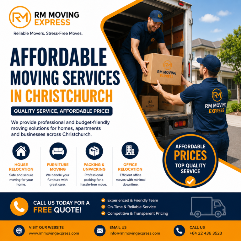 Affordable Moving Services in Christchurch 