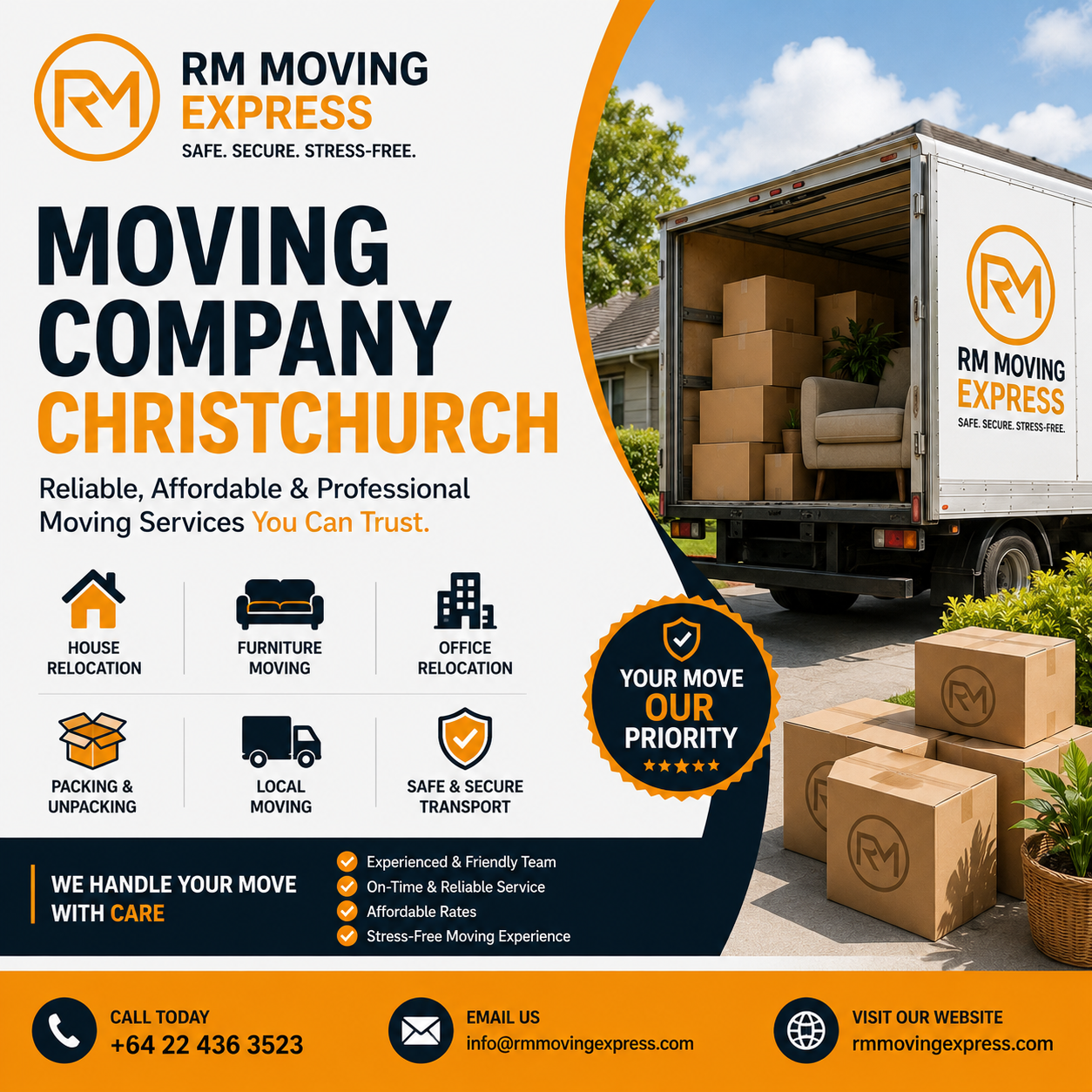 Best Moving Company Christchurch | Call +64224363523