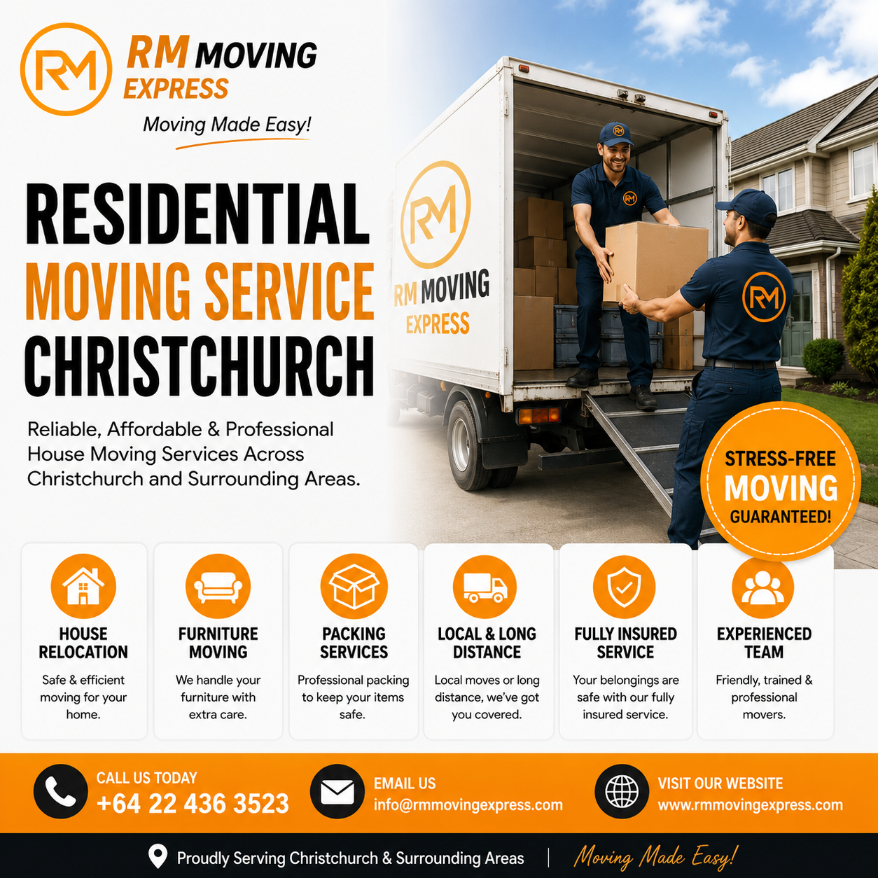 Best Residential Moving Service Christchurch 