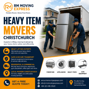 Heavy Item Movers Christchurch