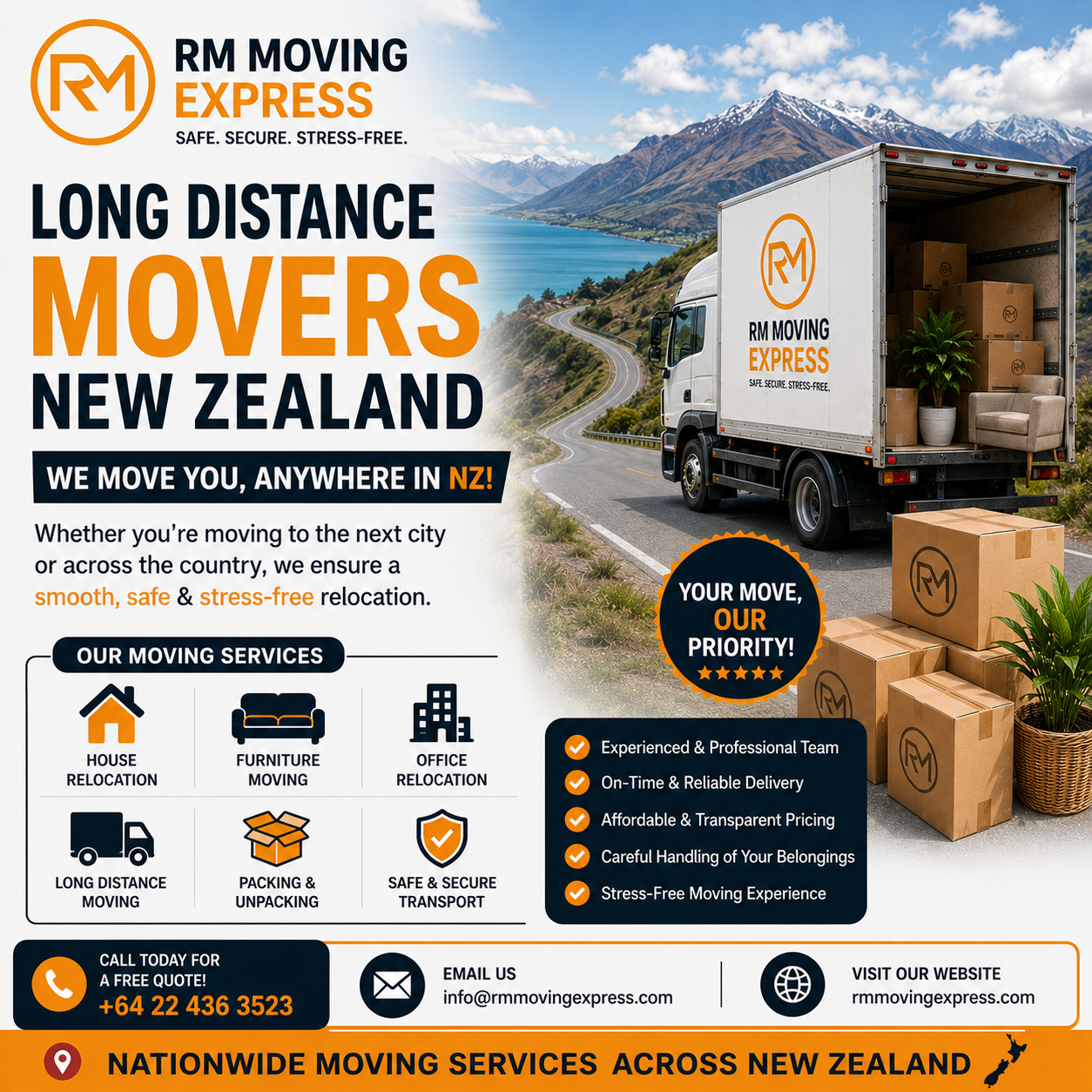 Long Distance Movers New Zealand