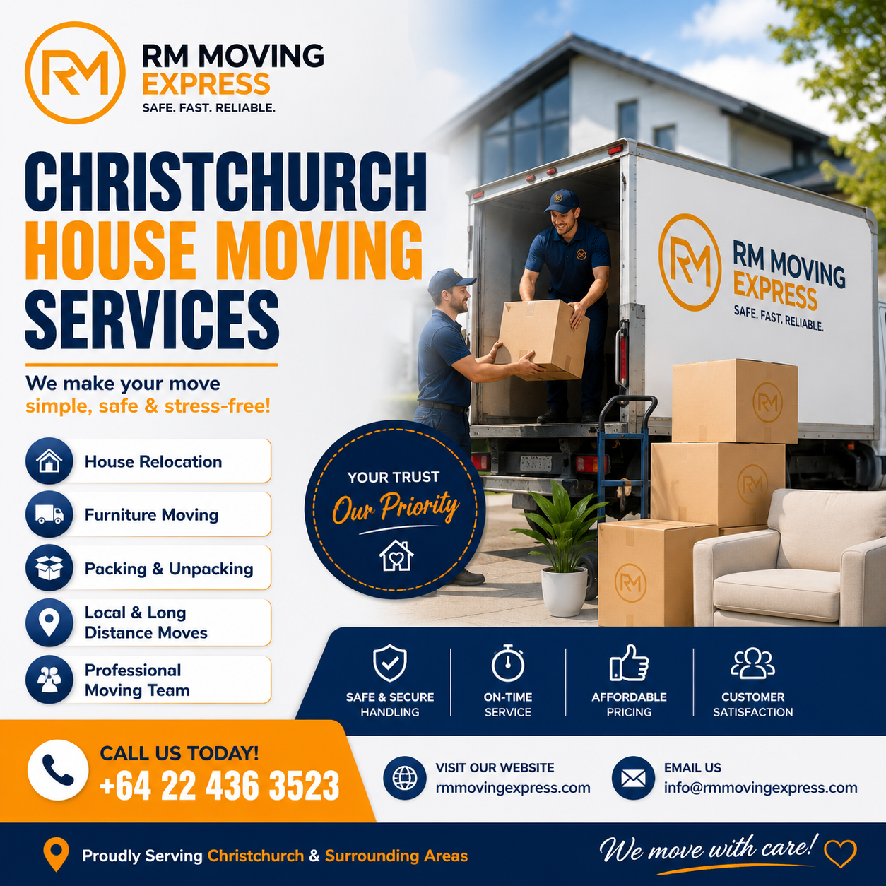 Christchurch House Moving Services