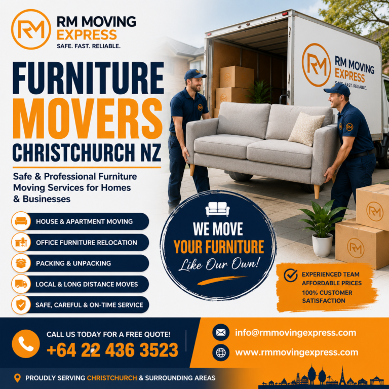 Furniture Movers Christchurch NZ | Professional Furniture Moving Services